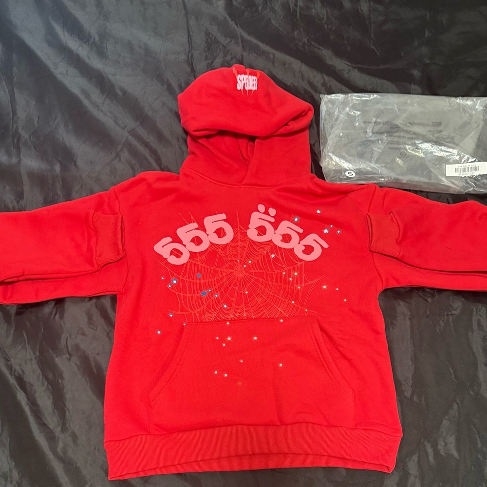 Red Graphic Hoodie for Men